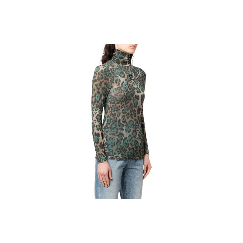PINKO T Shirts Women's Green-3