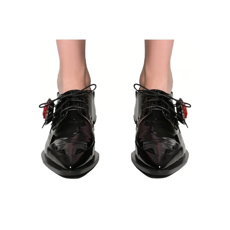 Nina Zarqua Juliet Brouges Casual Single Shoes Women's Black-2