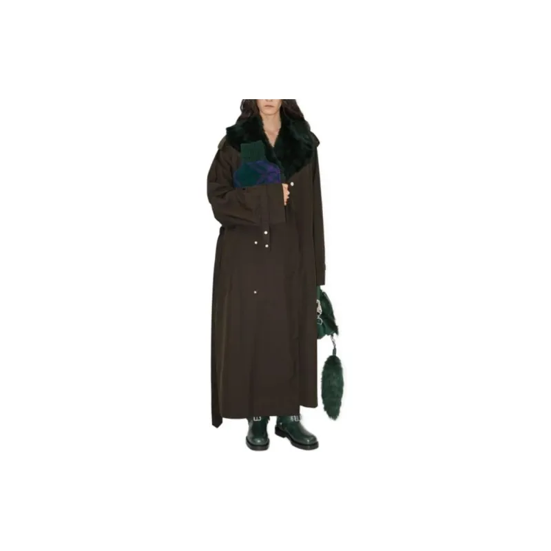 Burberry Kennington Long Trench Coat 'Otter'-1