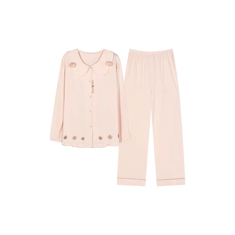 PBENO PD Pajama Set Women's Candy Pink-0