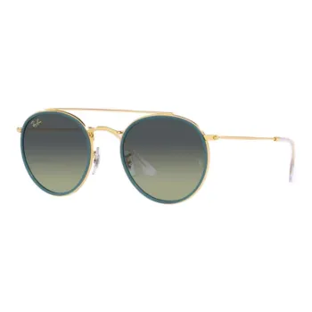 RayBan Metal Round Sunglasses Unisex Gold