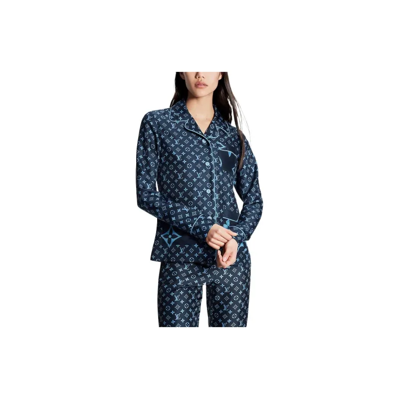 LOUIS VUITTON FW22 Shirt Women's Blue-1