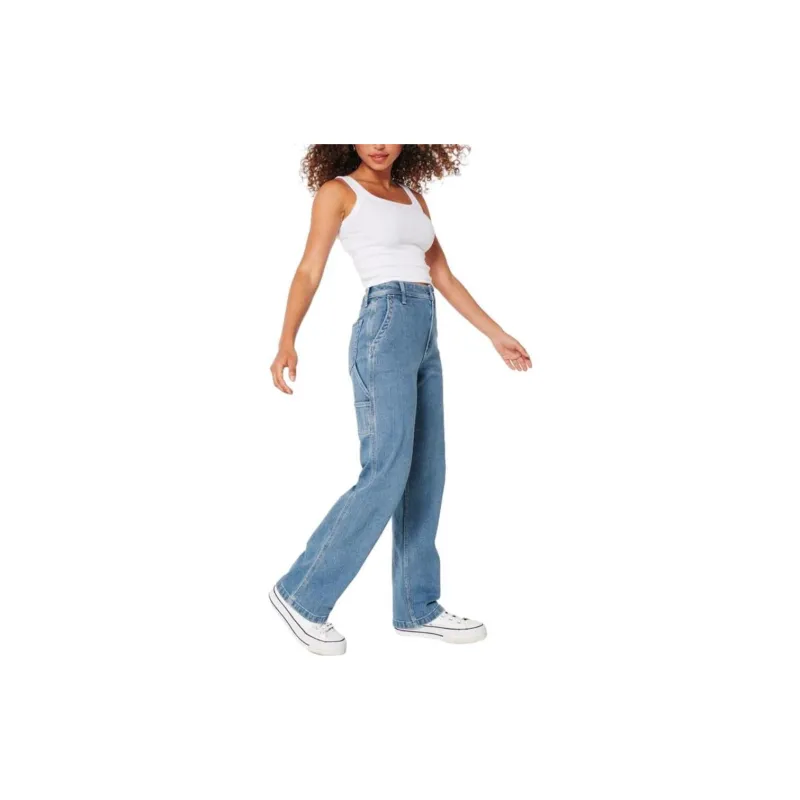 Hollister Jeans Women's Medium Washable Stripes-3