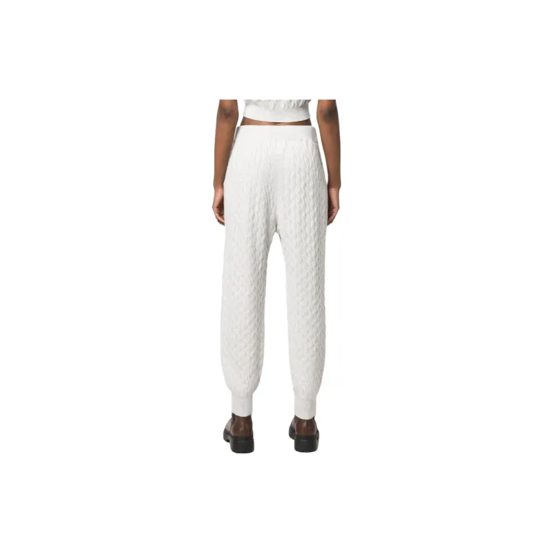 Brunello Cucinelli Knitted Sweatpants Women's White-2