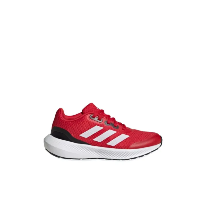 Adidas Runfalcon 2.0 Abrasion Resistant Breathable Low Top Kids' Running Shoes Red White Kids'-1