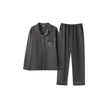 DanceBees Pajama Set Men's Dark Gray