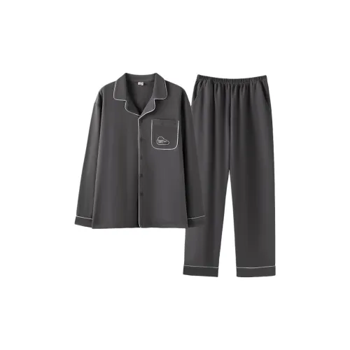 DanceBees Pajama Set Men's Dark Gray