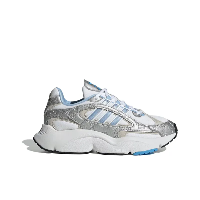 Adidas Hello Kitty X Ozmillen Elastic Lace J 'White Glow Blue Grey'-1