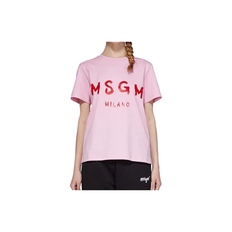 MSGM T Shirts Women's Pink-2