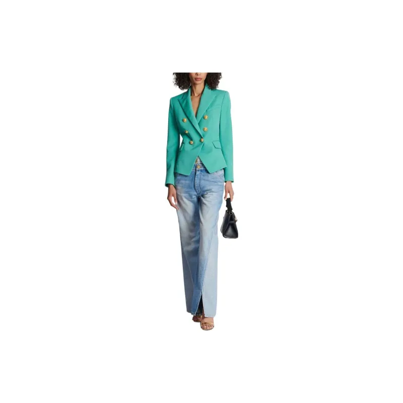 BALMAIN SS23 Jackets & Coats Women's Emerald-2