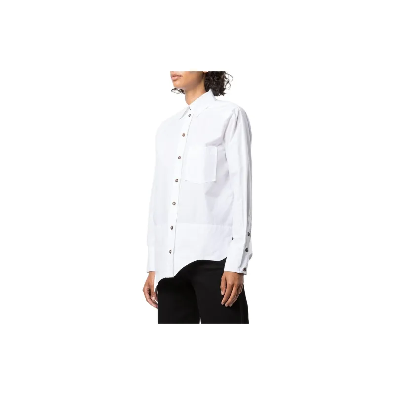 GANNI Shirts Women's White-3