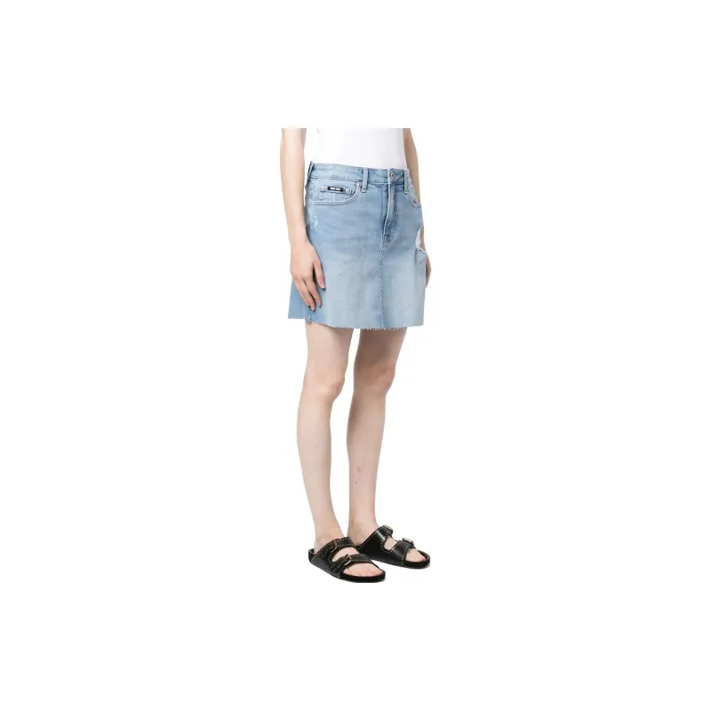 DKNY Mini Denim Skirt-3