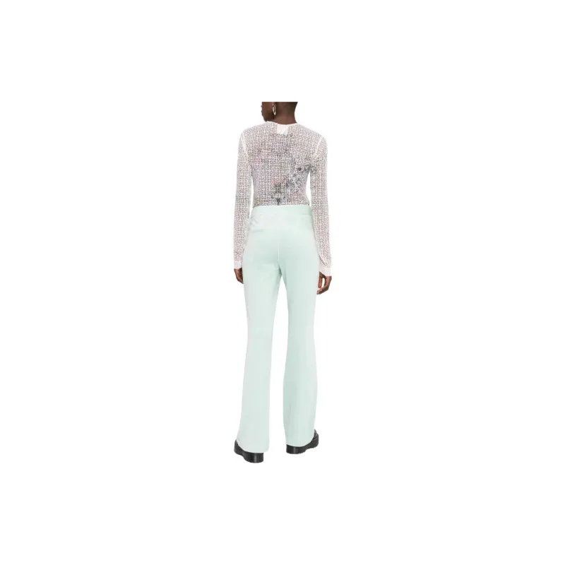 Alexander Wang Flared Velvet Trousers-1