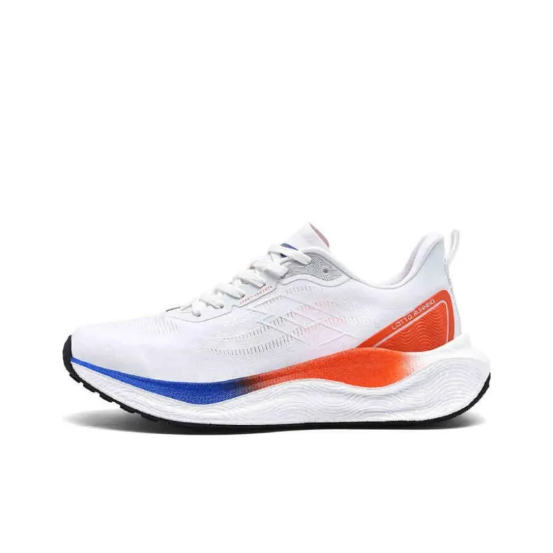 LOTTO Breathable Low Top Running Shoes Men's White-0