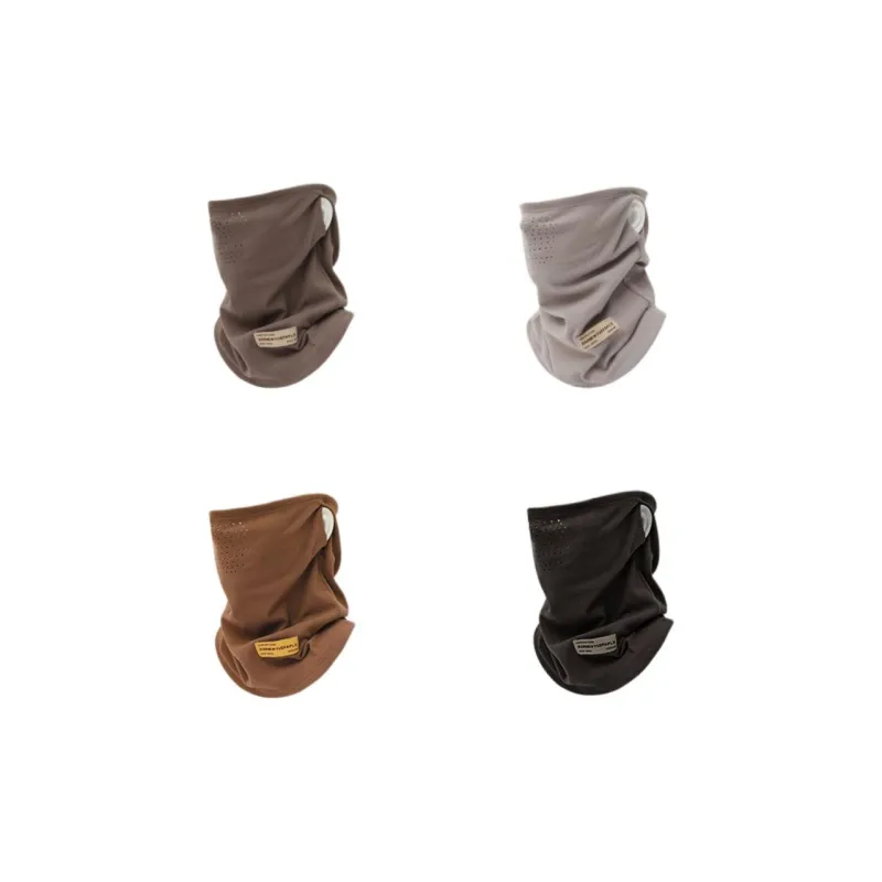 HNJ Riding Equipment Face Masks Unisex Polyester, Elastane 31*32CM Black/Brown/Gray-2
