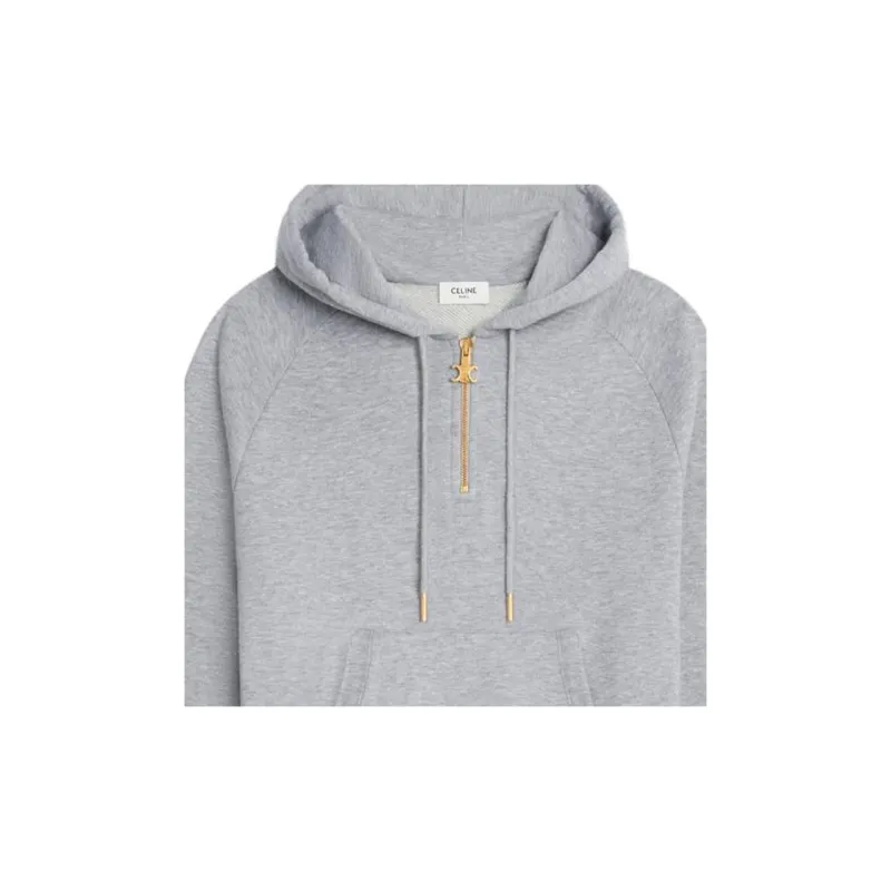 CELINE Sweatshirt Women's Light Gray-2
