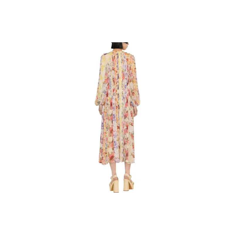 Zimmermann Wonderland Floral print Pleated Dress-1