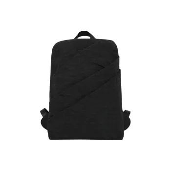 STAR TOWN Fabric Backpack Regular Unisex Smoky Ink Black