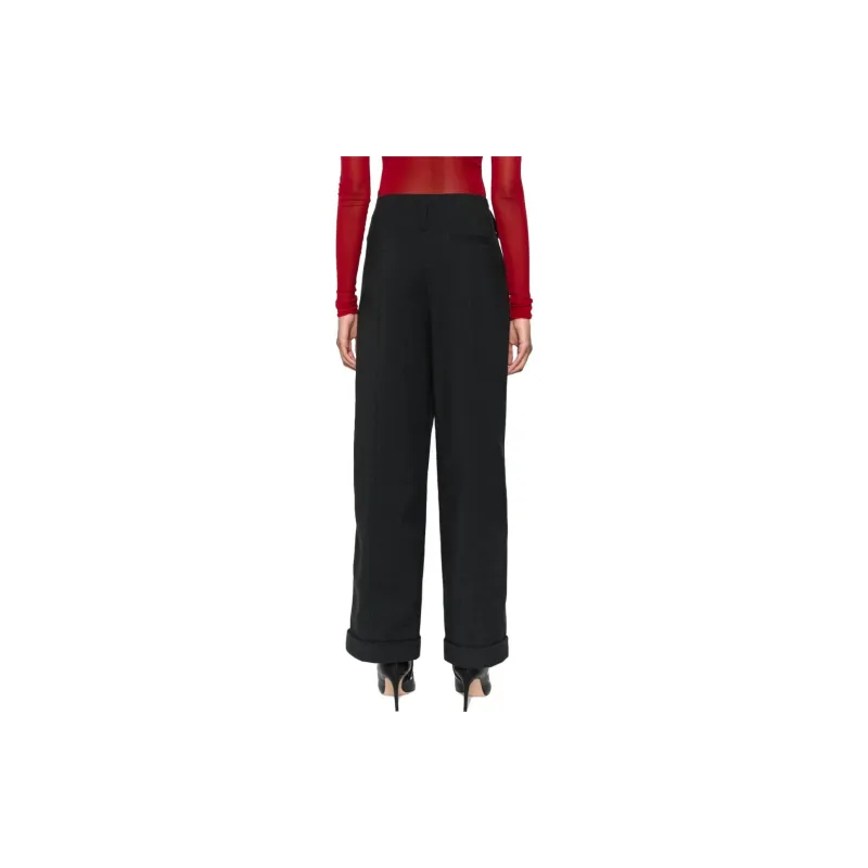 PHILOSOPHY DI LORENZO SERAFINI High waisted Pleated Wide leg Trousers-3