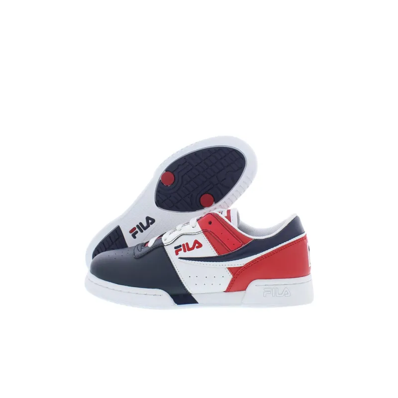 FILA KIDS Original Fitness Anti Slip Wear Resistant Kids Lifestyle Shoes White Red Kids'-2