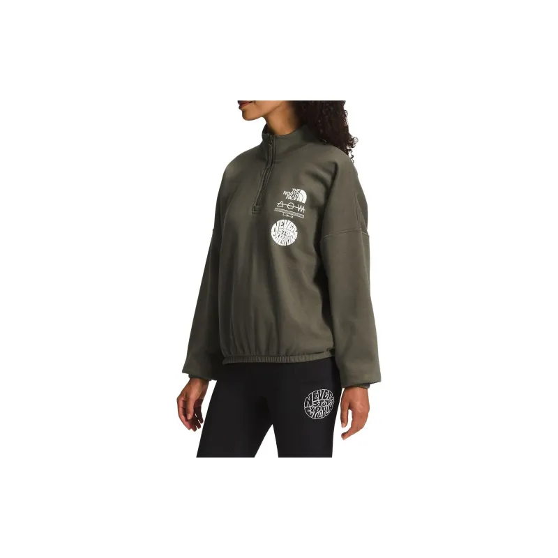 THE NORTH FACE Sweatshirts Women's Dark Green-1
