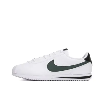 Nike Cortez Collection Anti Slip Wear Resistant Low Top Kids Lifestyle Shoes White Teenagers