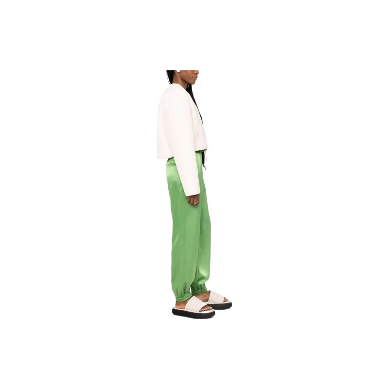 NANUSHKA Knitted Sweatpants Women's Green-1