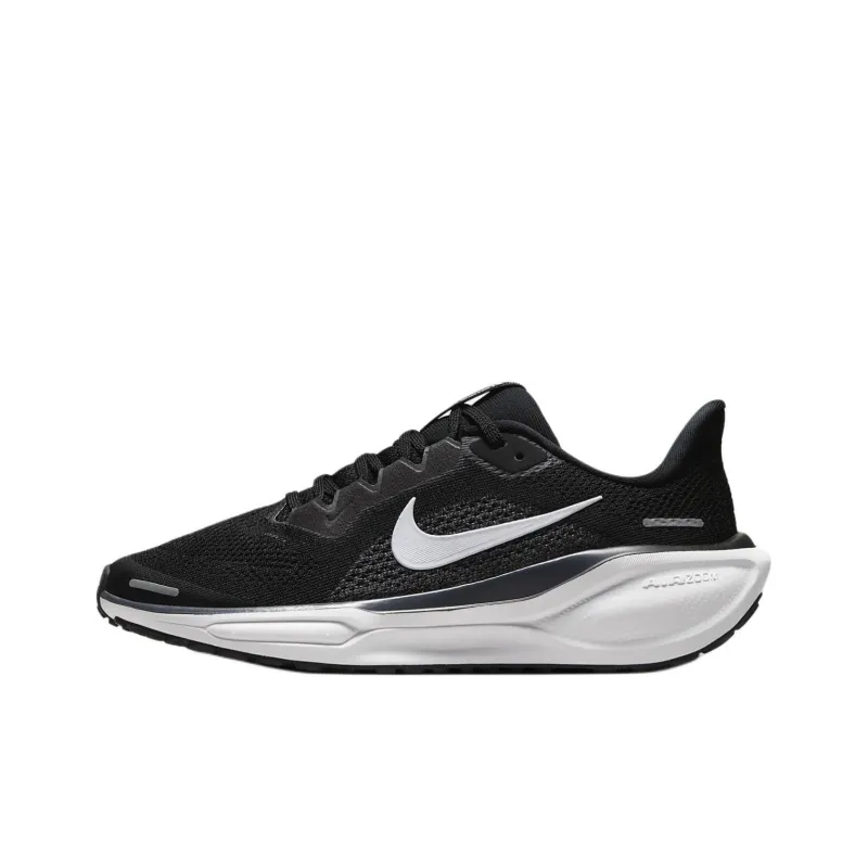 Nike Pegasus 41 Abrasion Resistant Breathable Low Top Kids' Running Shoes Black Unisex-0