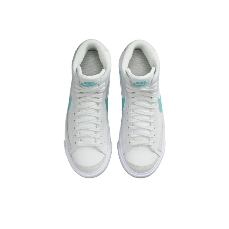 Nike Blazer '77 Anti Kick Support High Top Kids' Skateboarding Shoes White Green Teenagers-3