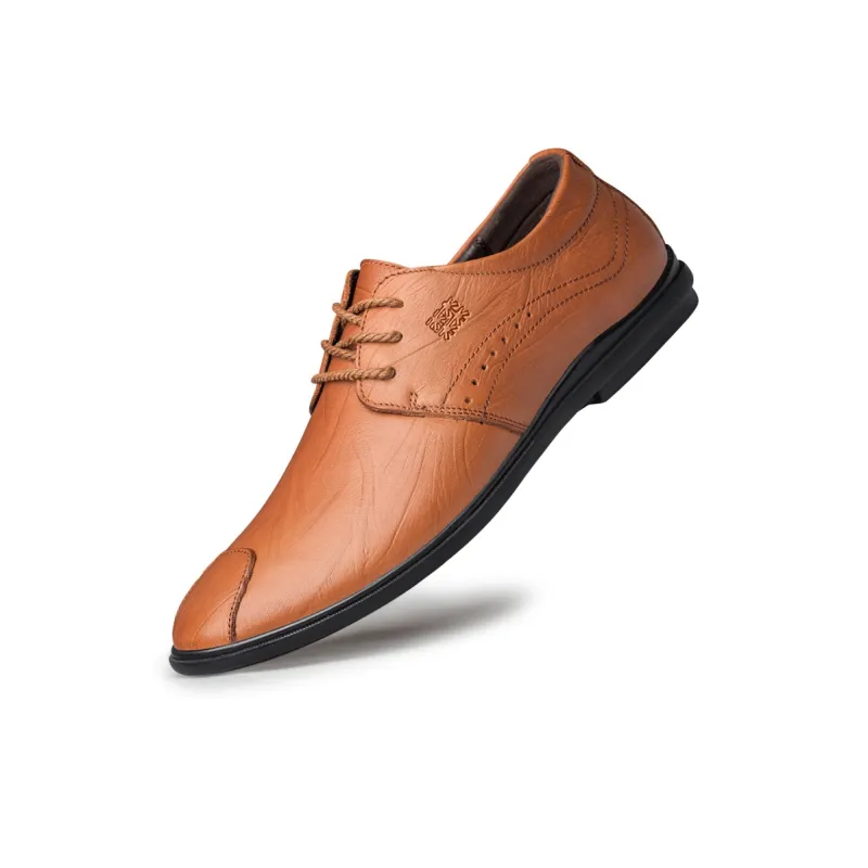 Mulinsen Men's Casual Shoes Men Low Top Black/Light Brown/Dark Brown/Khaki-8