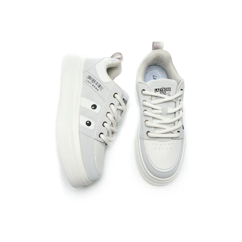 LAZY BONS Wear-resistant And Lightweight Low-Top Skateboard Shoes Unisex-4