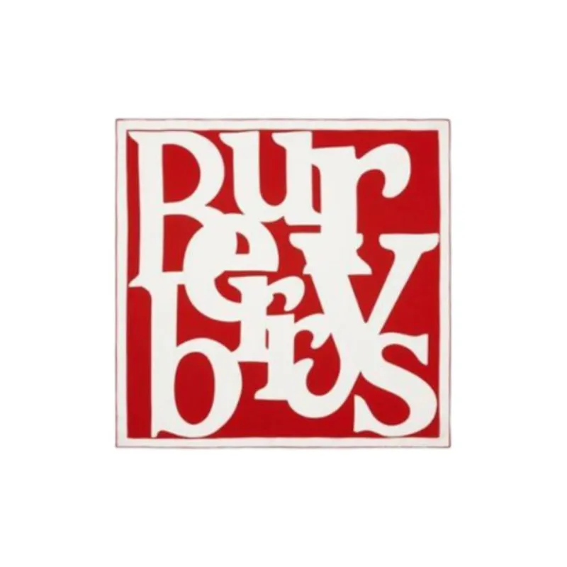 Burberry Mulberry Silk Scarves Women's Red-0