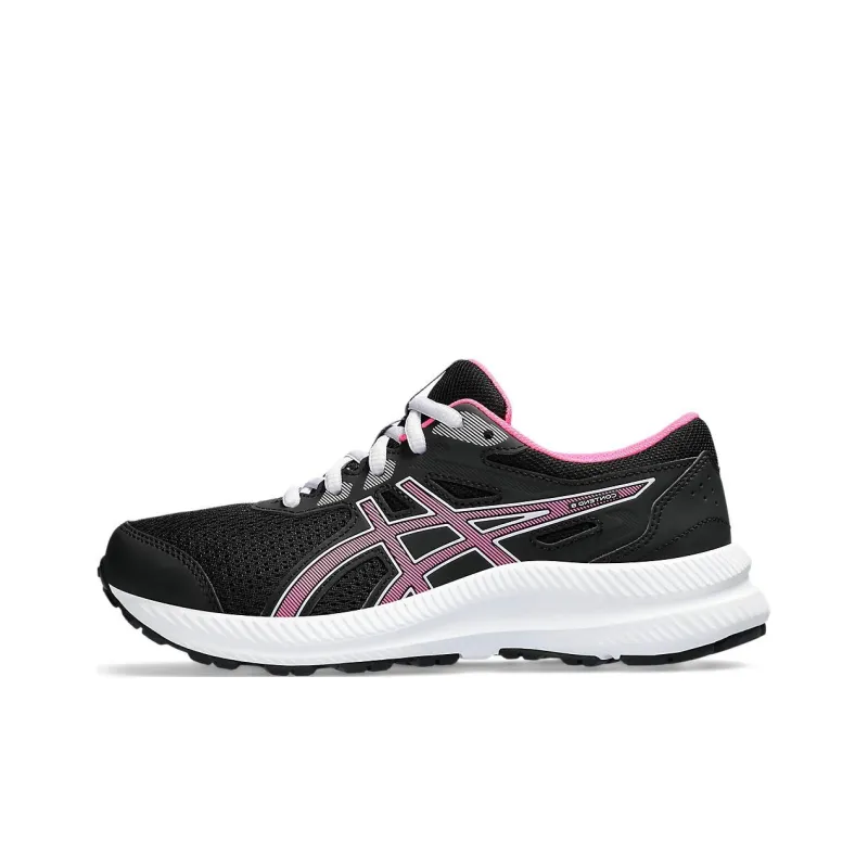Asics Gel-Contend 8 Anti-Slip And Wear-Resistant Lightweight Low-Top Kids' Running Shoes Black Teenagers-0