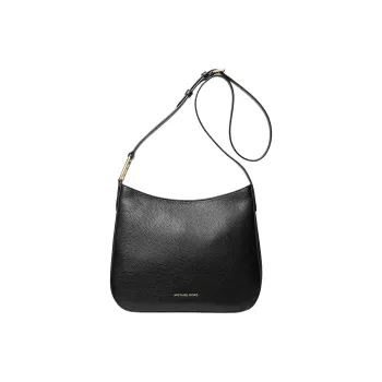MICHAEL KORS Leather Crossbody Bag, Shoulder Bag Large Size Women's Black