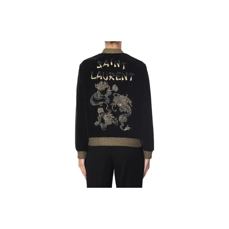 SAINT LAURENT Jacket Women's Black-1