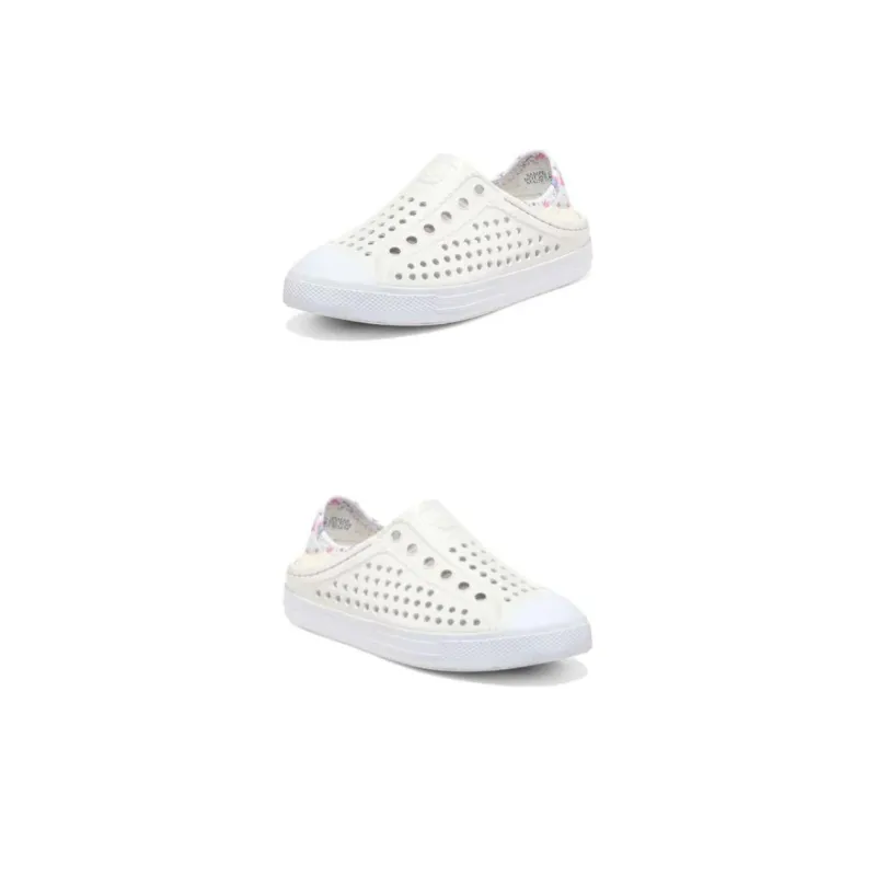 Skechers Foamies Abrasion Resistant Breathable Children's Sandals White Kids'-3