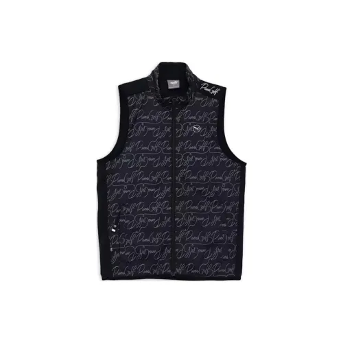 PUMA AOP Vests Men Black
