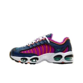 Nike Air Max Tailwind GS Anti Slip Wear Resistant Low Top Kids' Running Shoes Blue Purple Teenagers