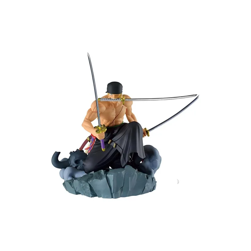 BANPRESTO Roronoa Zoro Glass Factory Diorama One Piece Animation Color Scheme Bonus Gifts-0