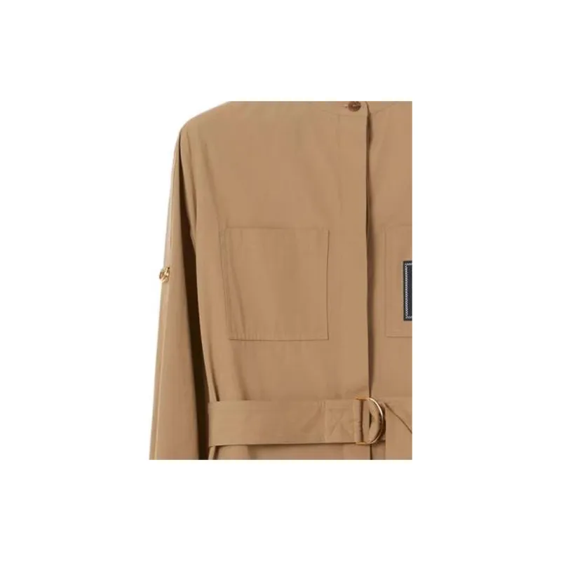 Burberry SS23 Long-Sleeved Dresses Women's Camel-5