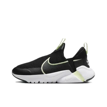 Nike Flex Plus 2 Anti-Slip Wear-Resistant Low-Top Kids' Running Shoes Black Green Teenagers