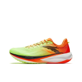 ANTA Plastic Pioneer Running Shoes Men Low Top Neon Frequency Green/Neon Orange/Black