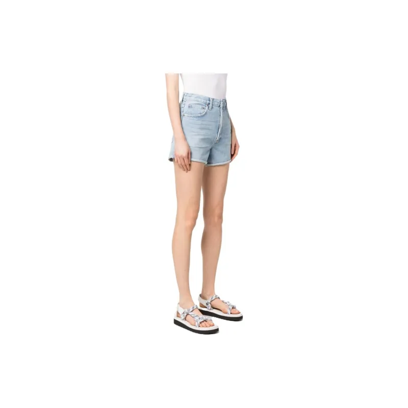 AGOLDE High rise Denim Shorts-3