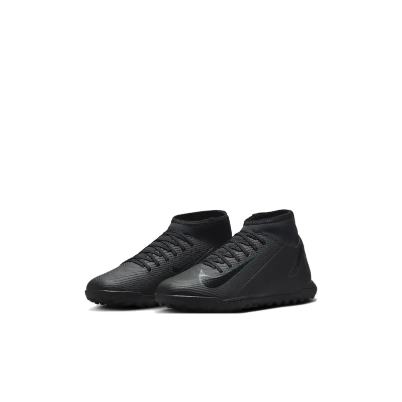 Nike Mercurial Superfly 10 Anti Slip Wear Resistant High Top Kids' Soccer Shoes Black Kids'-2