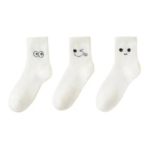 Top Melon Mid-Calf Socks Women's Combo Set