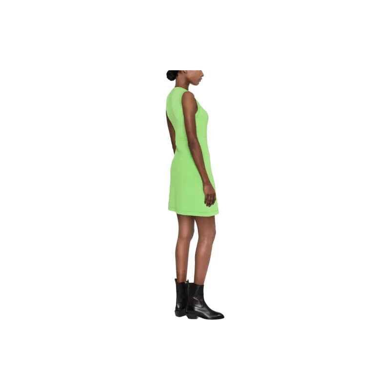 Sandro Sleeveless Dresses Women's Green-2