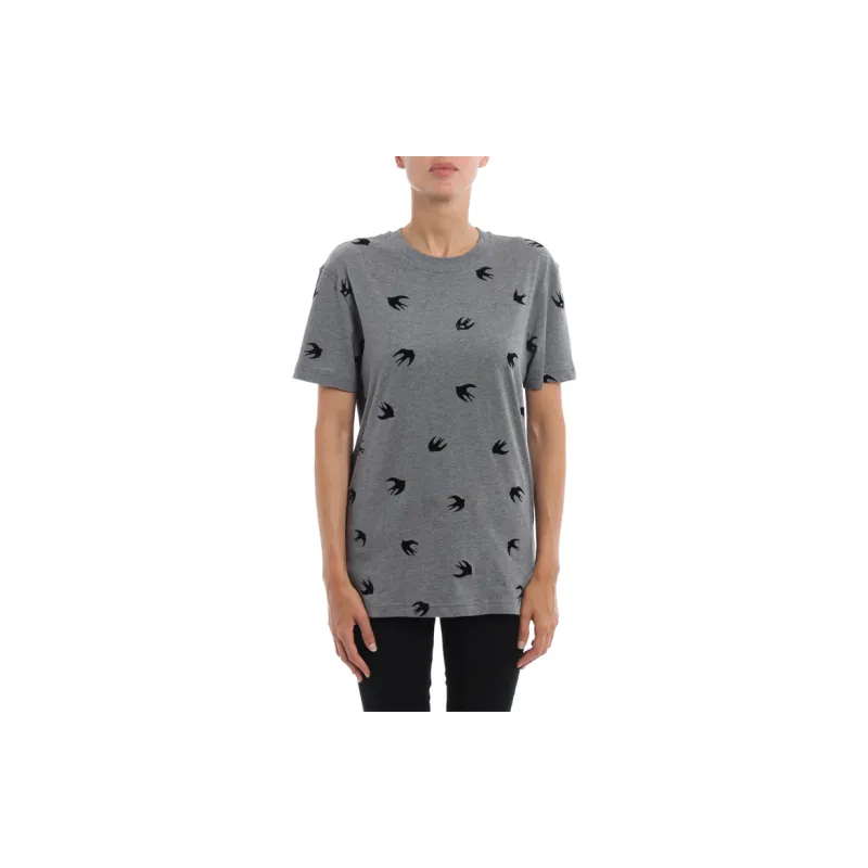 McQ Alexander McQueen T-Shirts Women's Gray-2