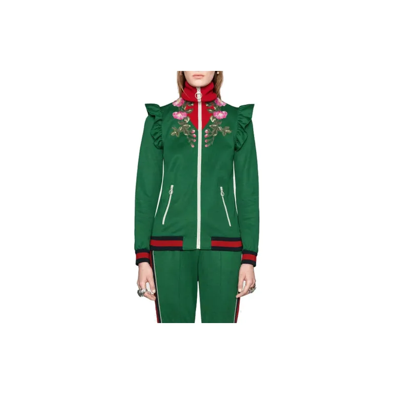GUCCI Jackets Women's Green-1