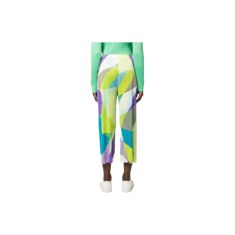 PLEATS PLEASE ISSEY MIYAKE Crossroad Cropped Trousers-2