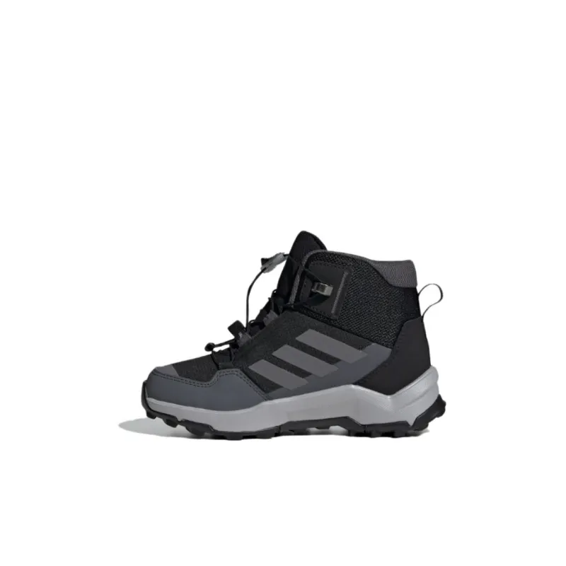 Adidas Terre Anti Slip Wear Resistant Mid Top Kids' Outdoor Shoes Black Kids'-1
